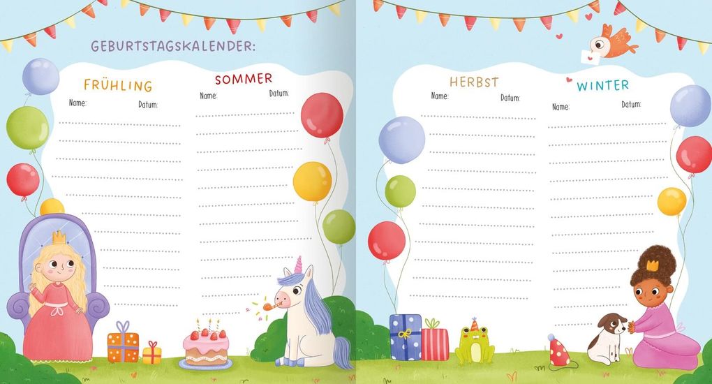 Weitere Ansicht: Meine Kindergartenfreunde - Einhorn und Prinzessin