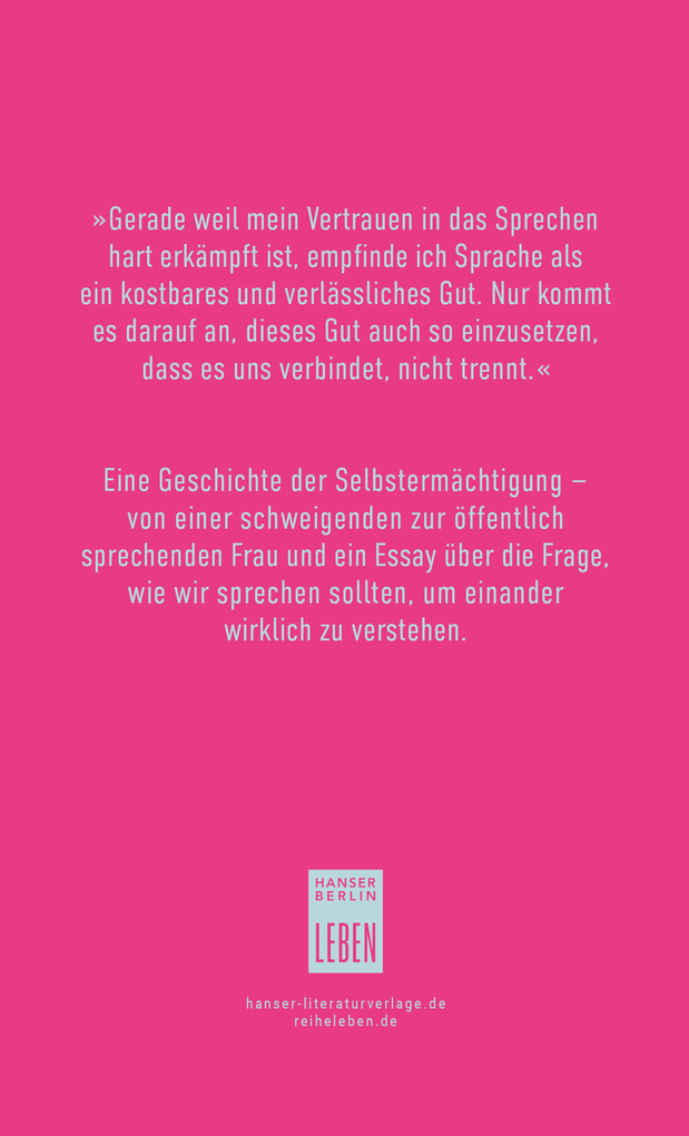 Weitere Ansicht: Sprechen | Daniela Dröscher