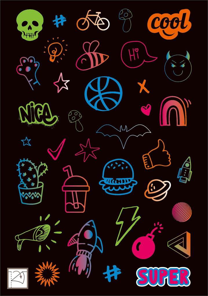 Weitere Ansicht: Neon-Sticker