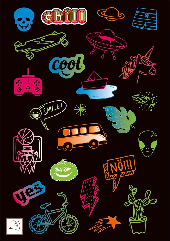 Weitere Ansicht: Neon-Sticker