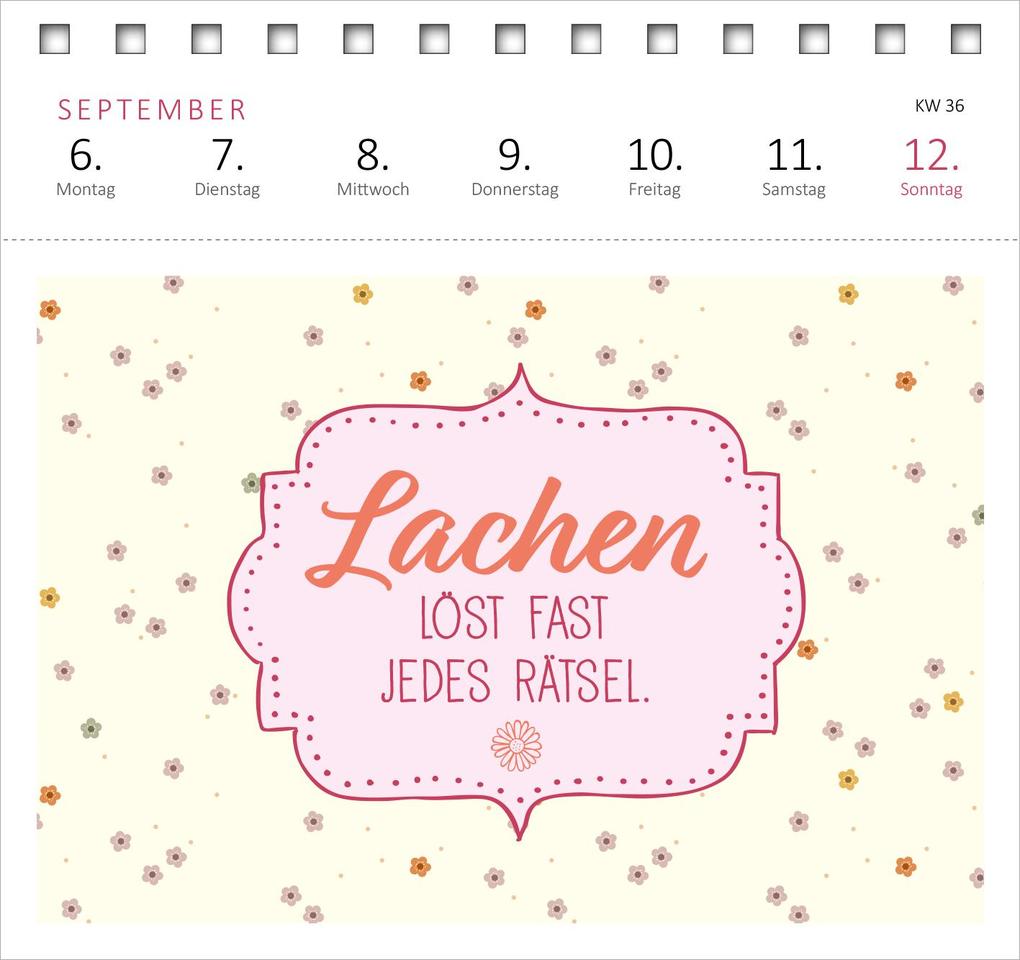 Weitere Ansicht: Postkartenkalender Glücksmantras 2027