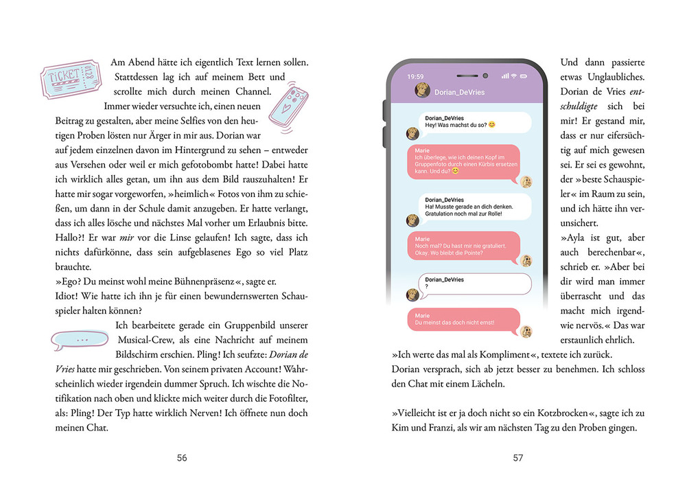 Weitere Ansicht: Die drei !!!, Maries Channel, #Achtung_Liebesbetrug! | Sina Flammang