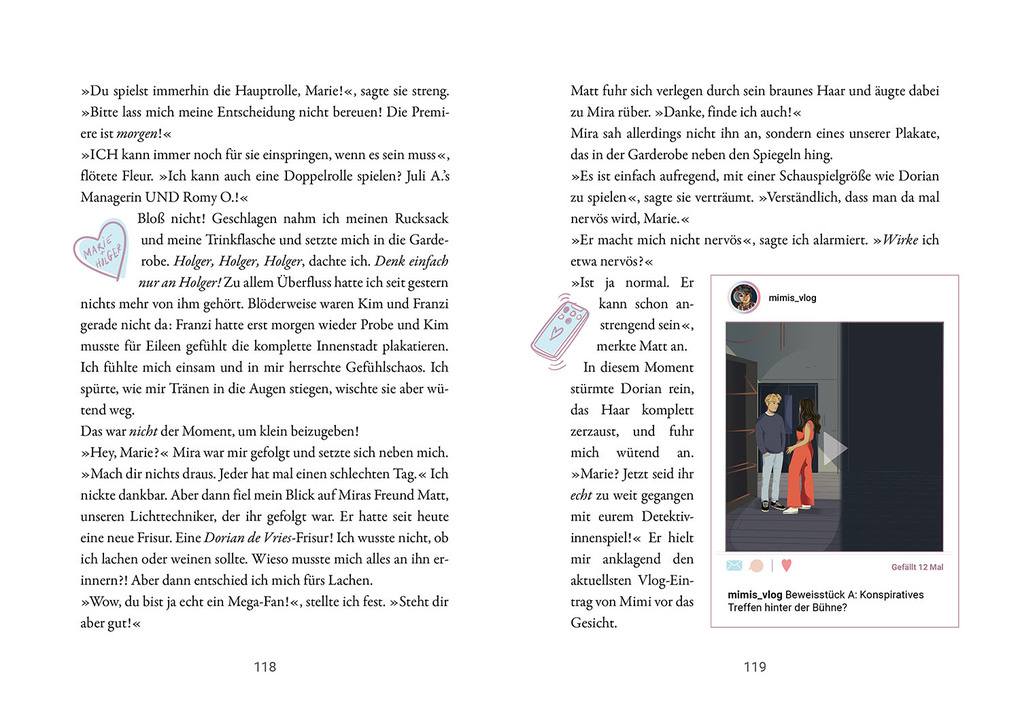 Weitere Ansicht: Die drei !!!, Maries Channel, #Achtung_Liebesbetrug! | Sina Flammang