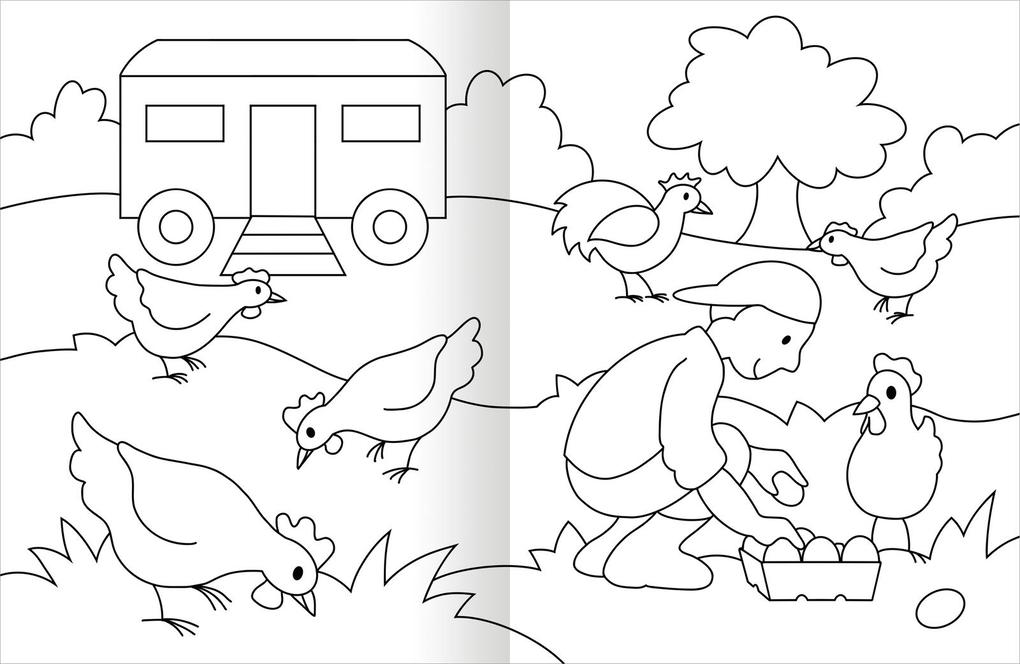 Weitere Ansicht: Malbuch Bauernhof