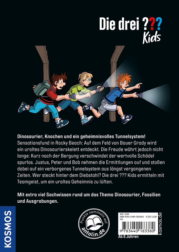 Weitere Ansicht: Die drei ??? Kids Das Dino-Geheimnis | Anja Körner