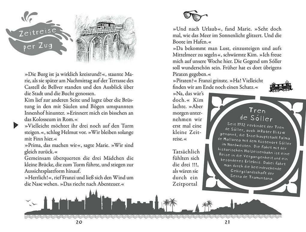 Weitere Ansicht: Die drei !!!, Piraten, Palmen und ganz viel Mallorca | Silja Lund