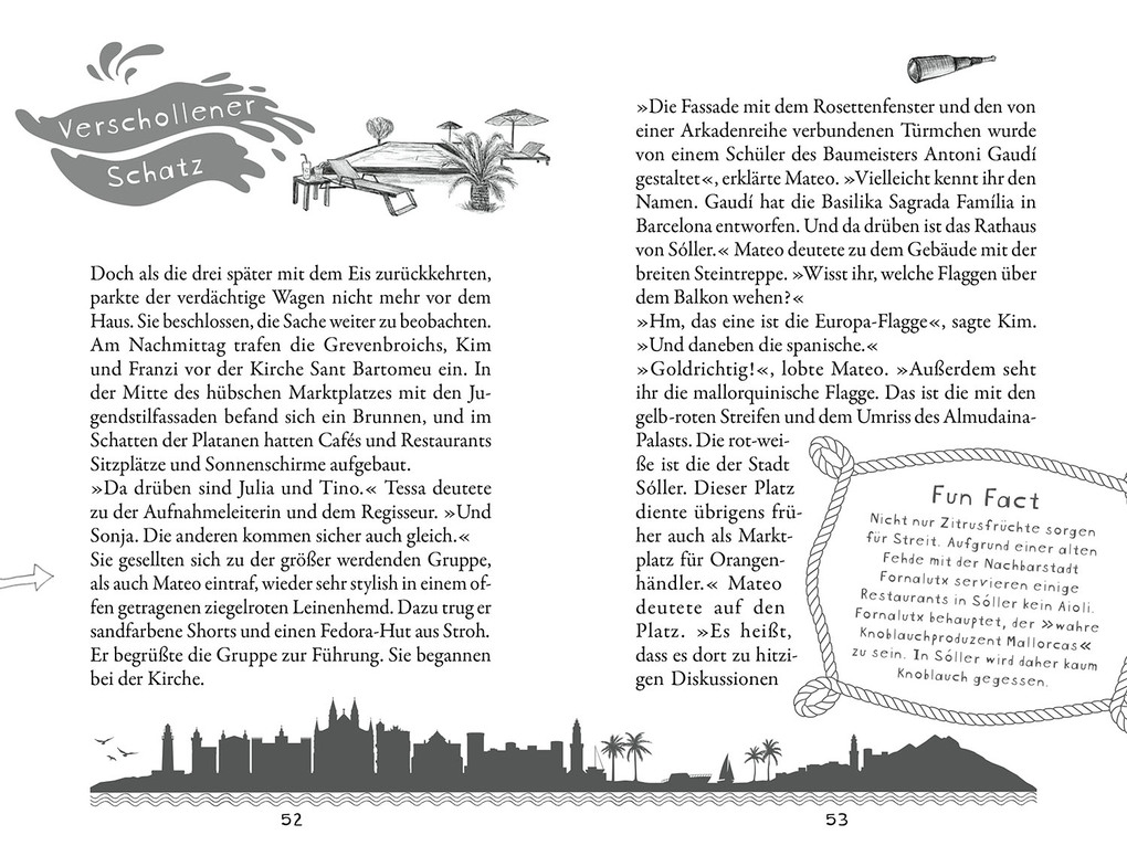 Weitere Ansicht: Die drei !!!, Piraten, Palmen und ganz viel Mallorca | Silja Lund