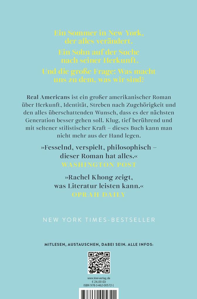 Weitere Ansicht: Real Americans | Rachel Khong