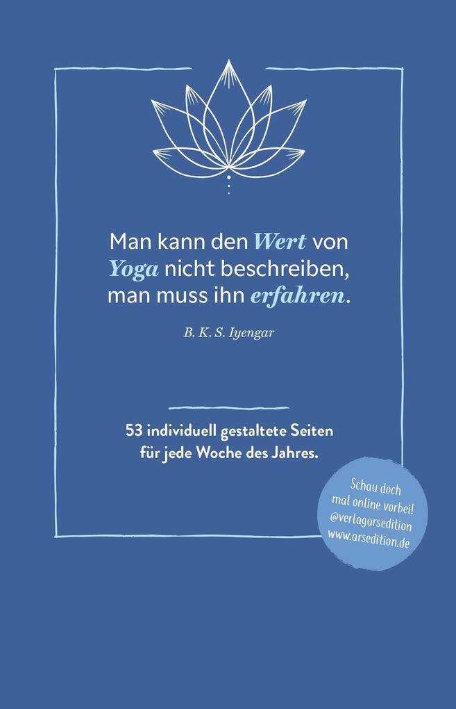 Weitere Ansicht: Wochenkalender Yogaglück 2027
