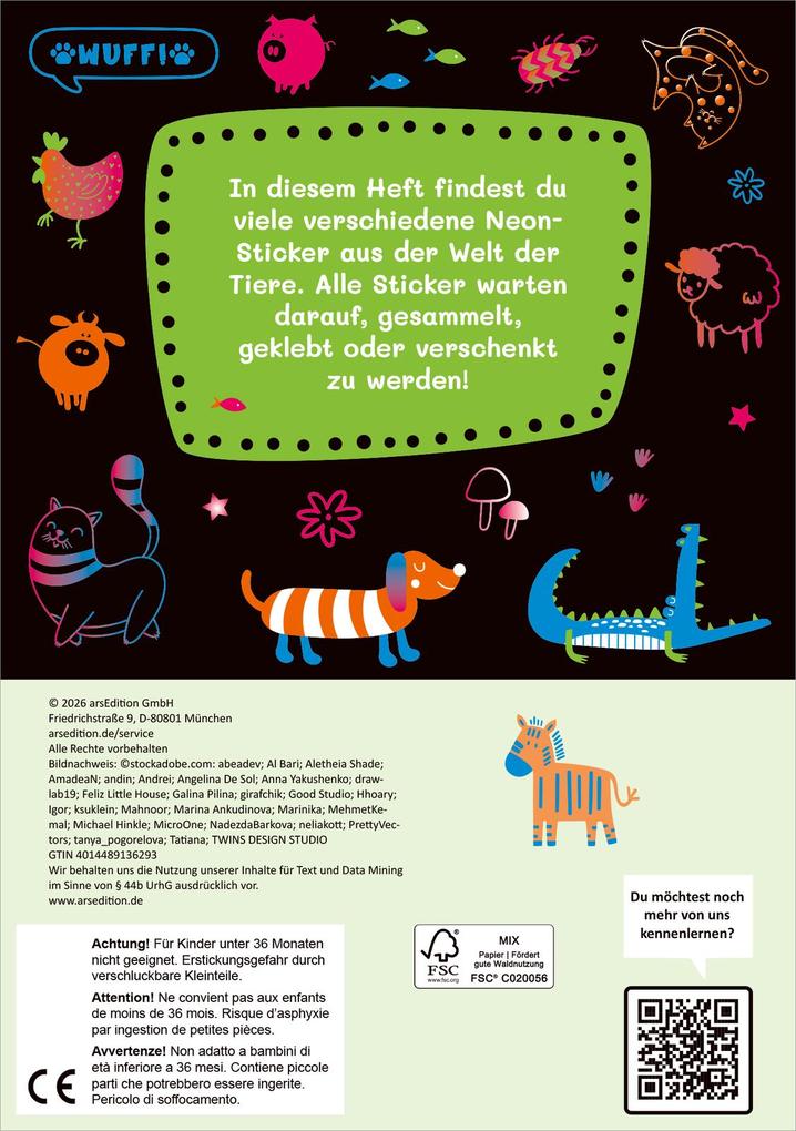 Weitere Ansicht: Neon-Sticker