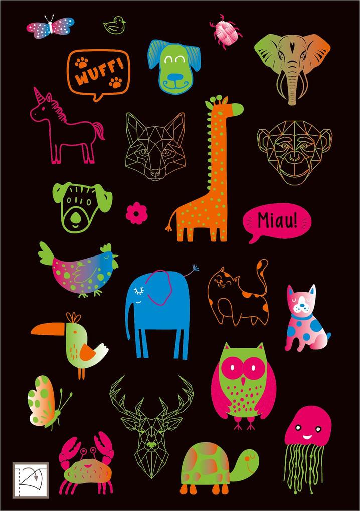 Weitere Ansicht: Neon-Sticker