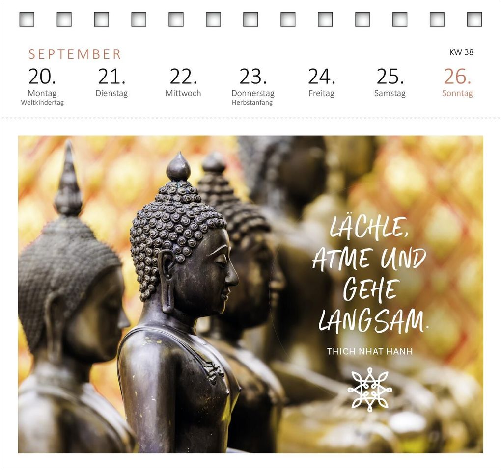 Weitere Ansicht: Postkartenkalender Yogaglück für jeden Tag 2027