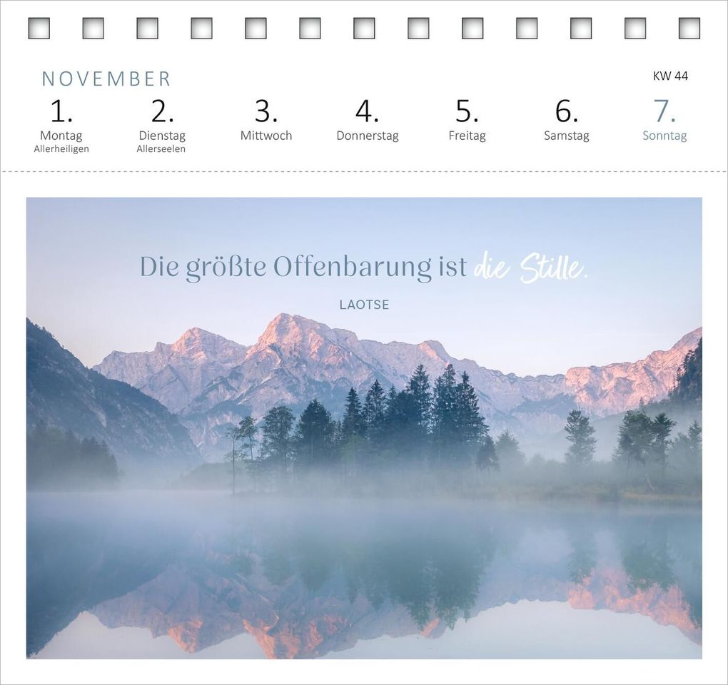 Weitere Ansicht: Postkartenkalender Yogaglück für jeden Tag 2027