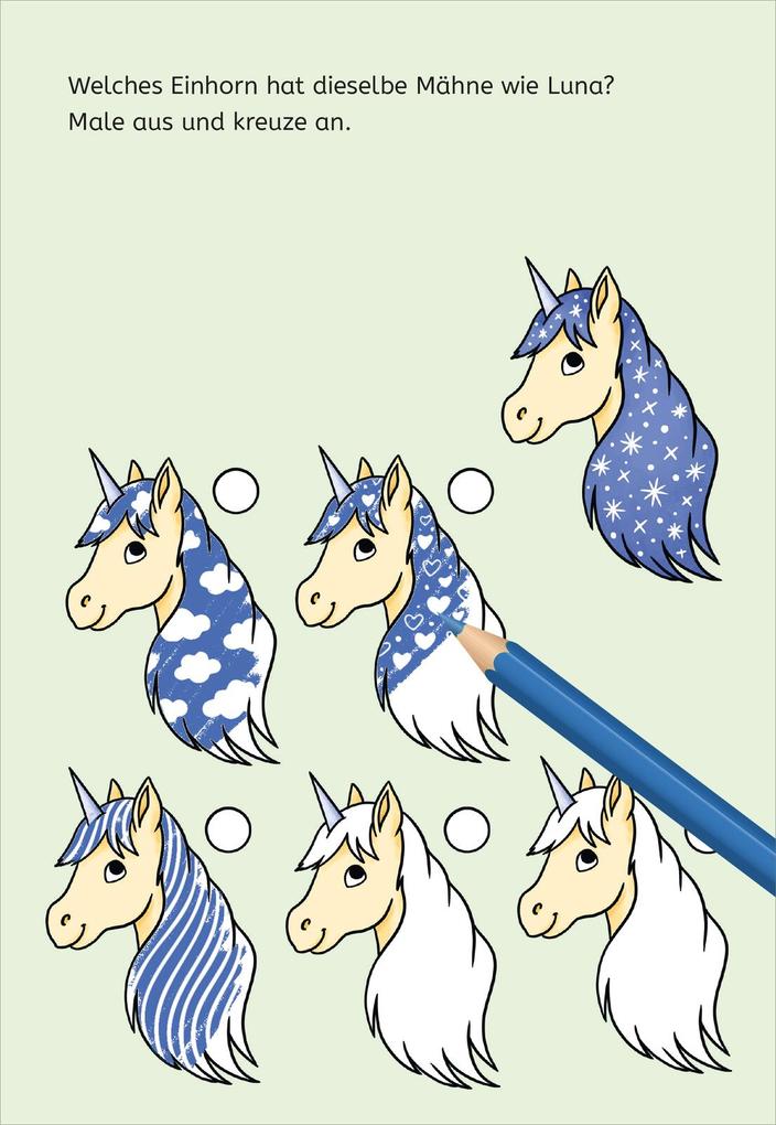 Weitere Ansicht: Zauberbilder-Rätsel - Einhörner