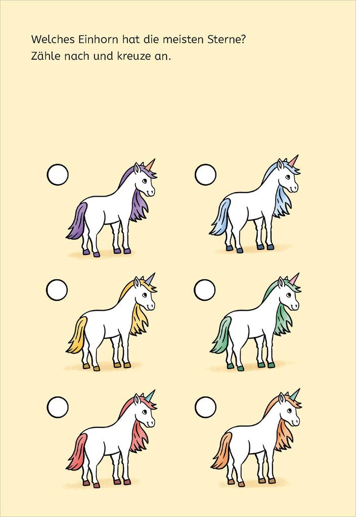 Weitere Ansicht: Zauberbilder-Rätsel - Einhörner