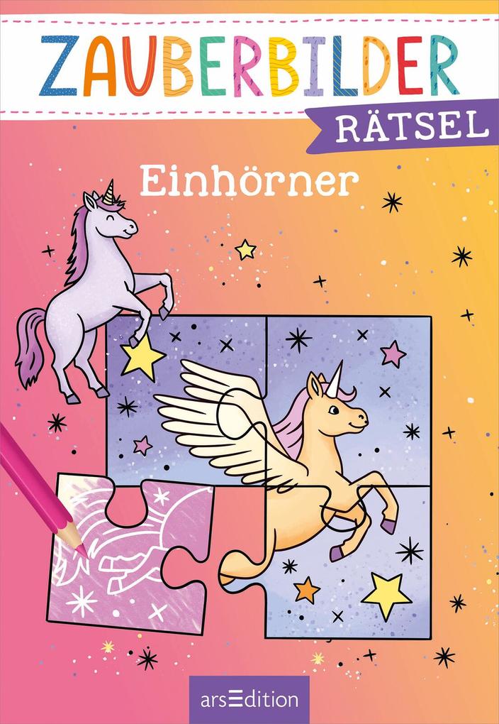 Weitere Ansicht: Zauberbilder-Rätsel - Einhörner