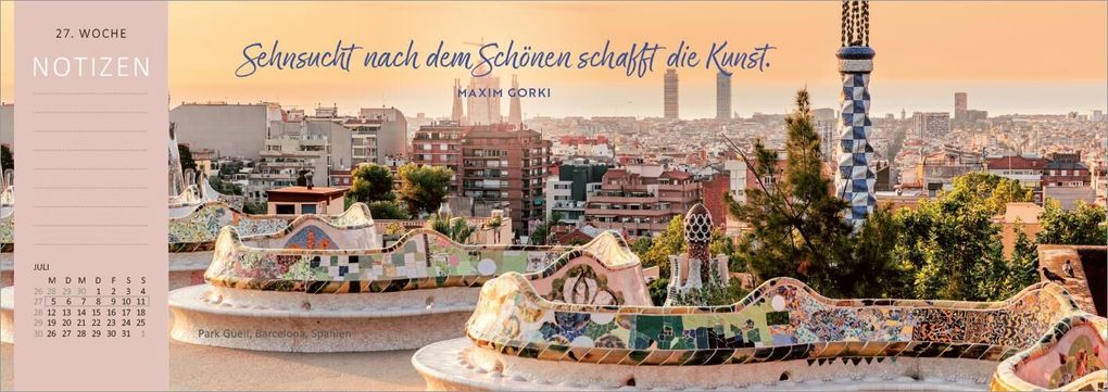 Weitere Ansicht: Tischkalender Reiseträume 2027