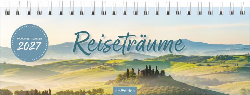Weitere Ansicht: Tischkalender Reiseträume 2027