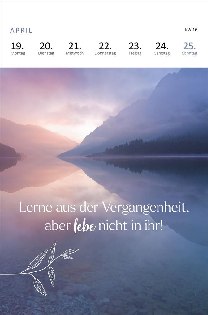 Weitere Ansicht: Wochenkalender 365 Tage Gelassenheit 2027