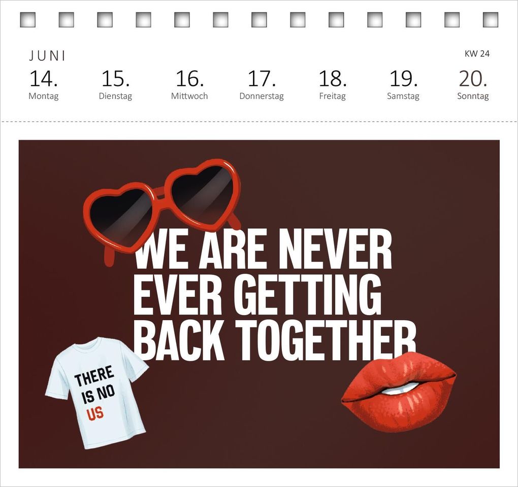Weitere Ansicht: Postkartenkalender 365 Tage mit Taylor Swift 2027