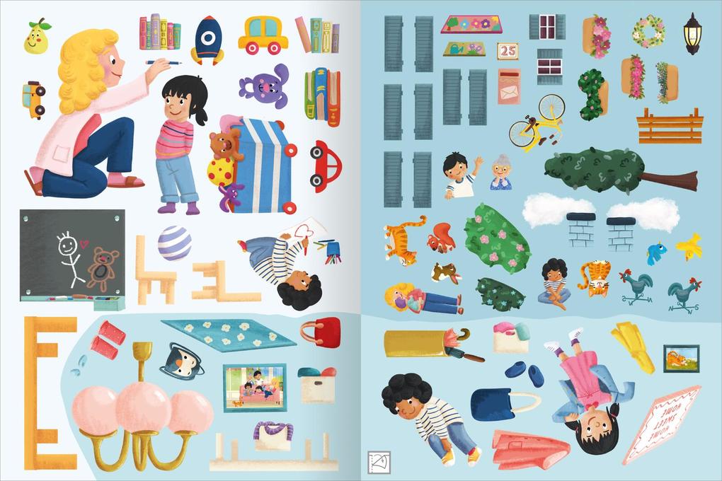 Weitere Ansicht: Erstes Stickern - Stickerhaus