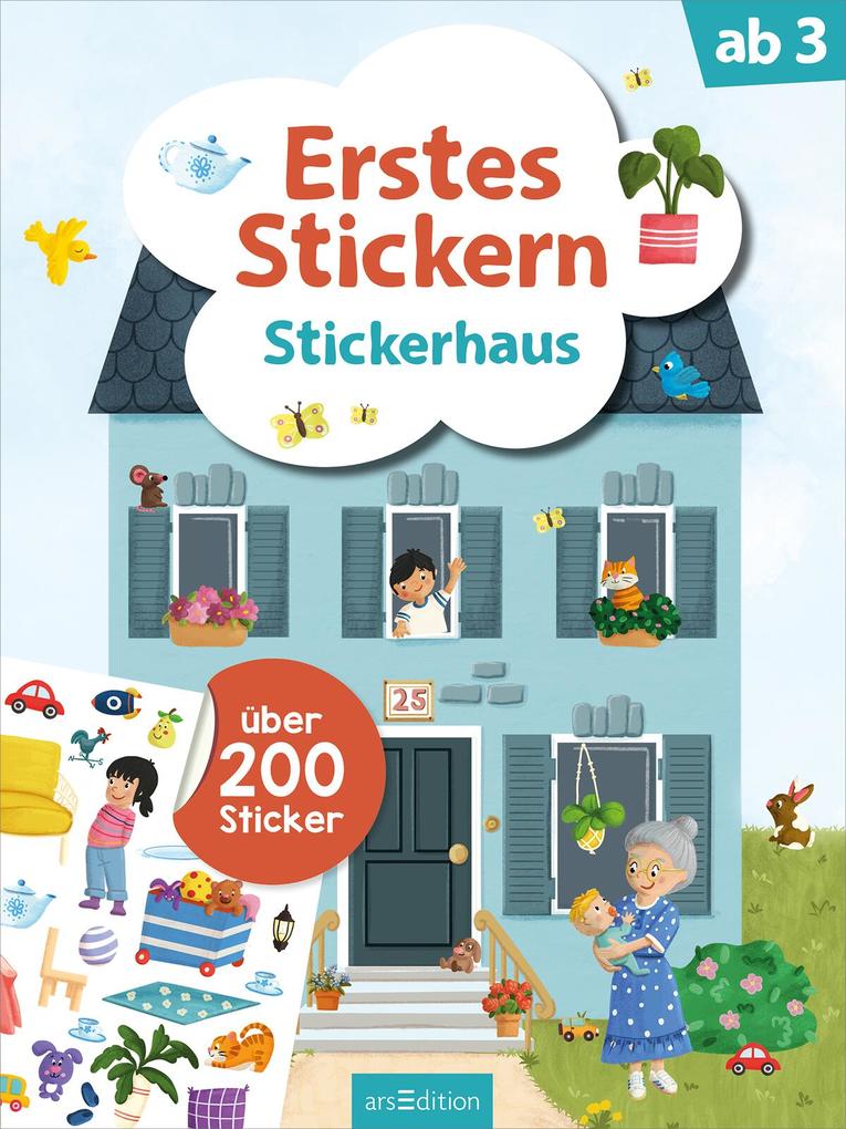 Weitere Ansicht: Erstes Stickern - Stickerhaus