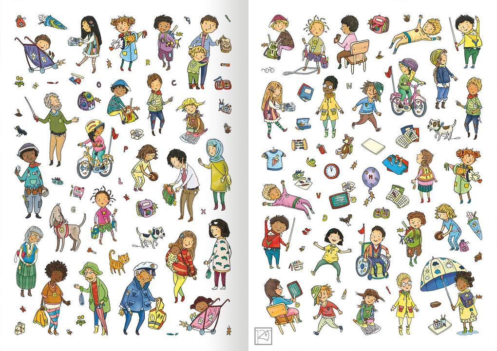 Weitere Ansicht: Mein Stickerheft - Schule