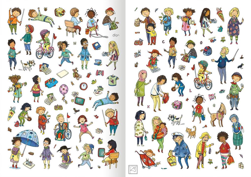 Weitere Ansicht: Mein Stickerheft - Schule