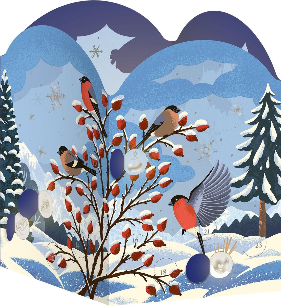 Weitere Ansicht: Windlicht-Adventskalender Winterzauber