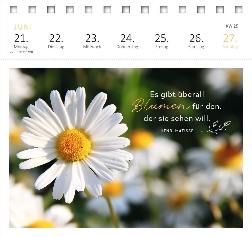 Weitere Ansicht: Postkartenkalender 365 Tage Sonne im Herzen 2027