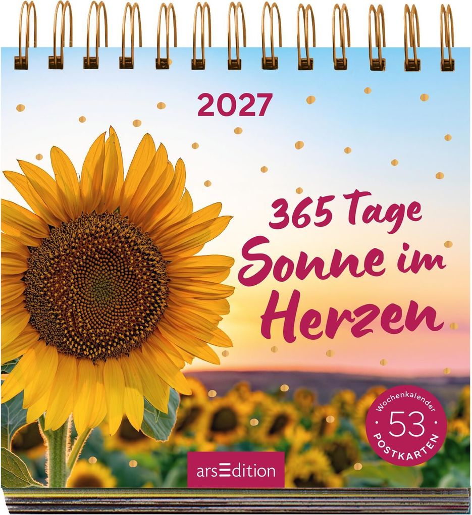 Weitere Ansicht: Postkartenkalender 365 Tage Sonne im Herzen 2027