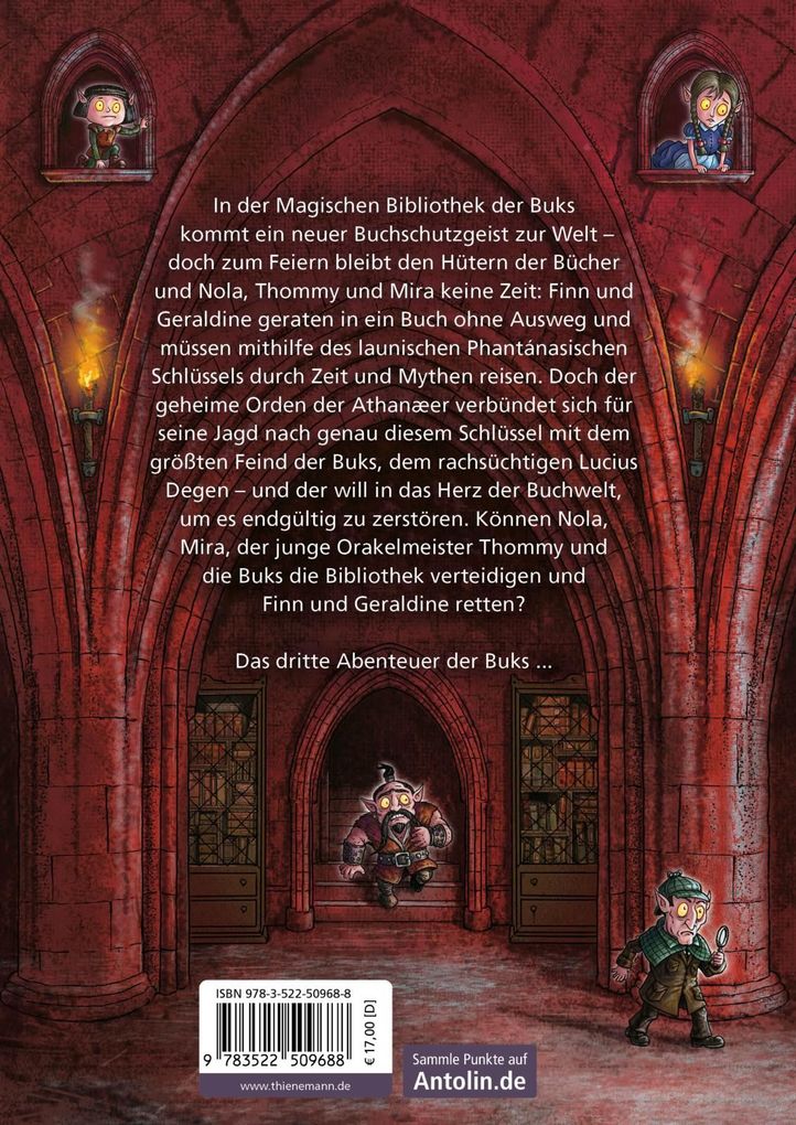 Weitere Ansicht: Die magische Bibliothek der Buks 3: Der Phantánasische Schlüssel | Nina George, Jens J. Kramer