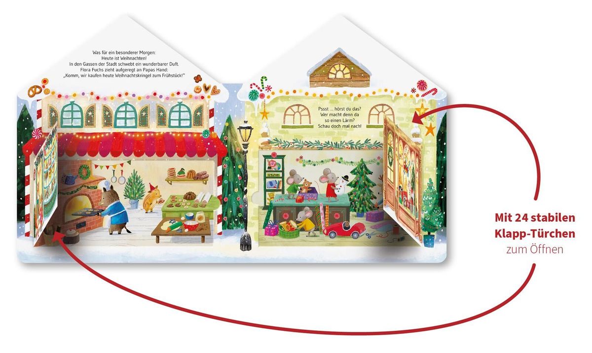 Weitere Ansicht: Meine kleine Weihnachtsstadt - Adventskalender | Madlen Ottenschläger