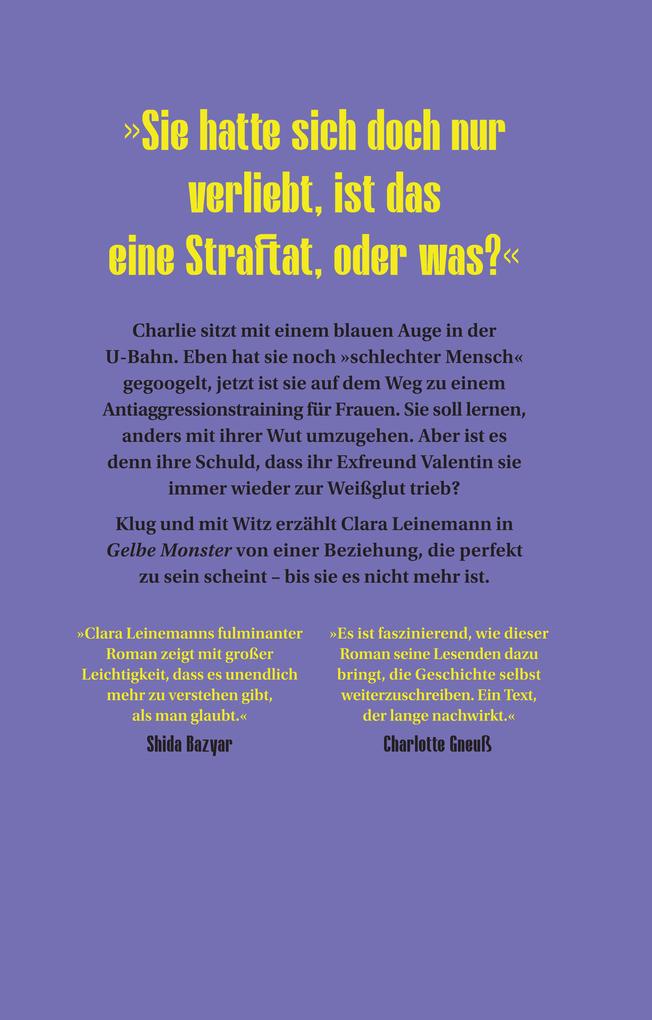 Weitere Ansicht: Gelbe Monster | Clara Leinemann