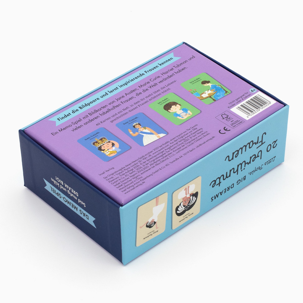 Weitere Ansicht: Little People, BIG DREAMS - Das Memo-Spiel | María Isabel Sánchez Vegara