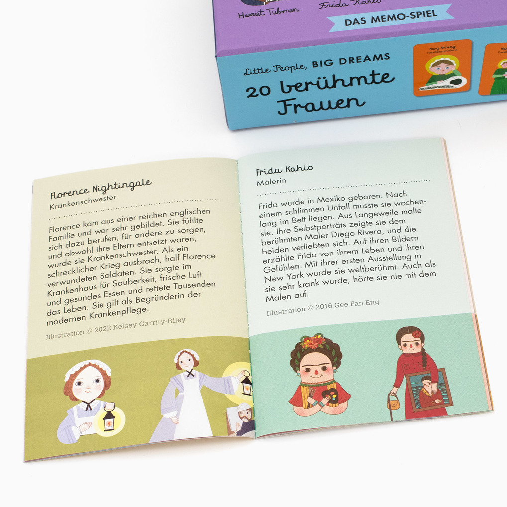 Weitere Ansicht: Little People, BIG DREAMS - Das Memo-Spiel | María Isabel Sánchez Vegara