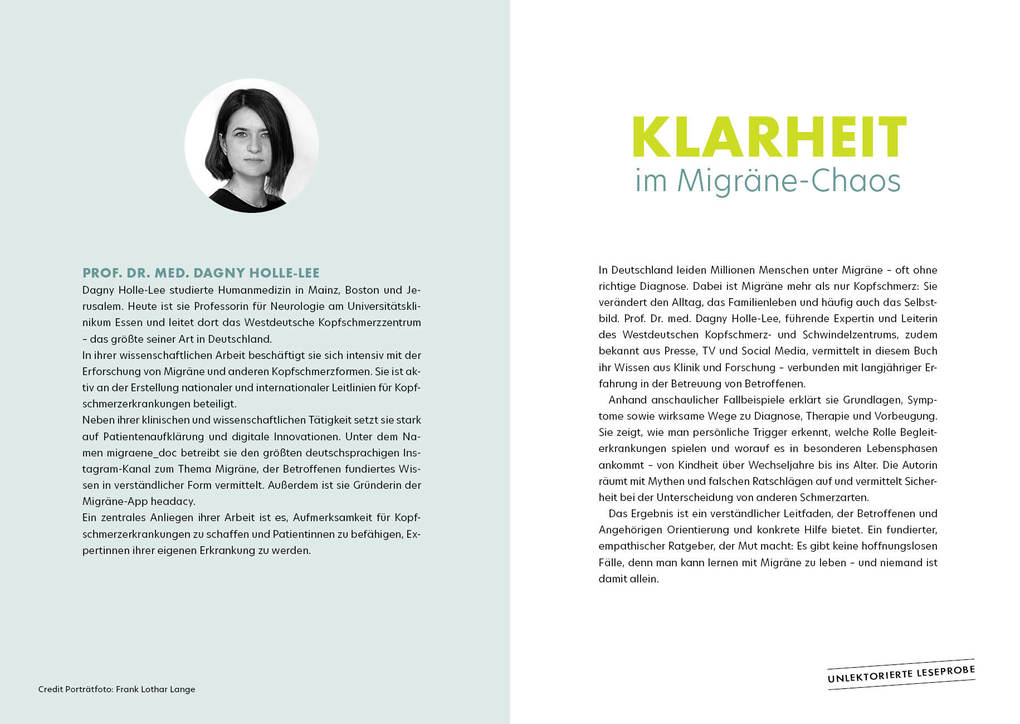 Weitere Ansicht: Migräne Doc | Dagny Holle-Lee
