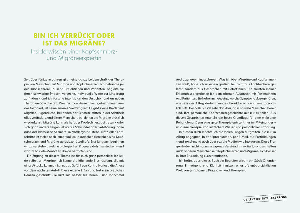 Weitere Ansicht: Migräne Doc | Dagny Holle-Lee