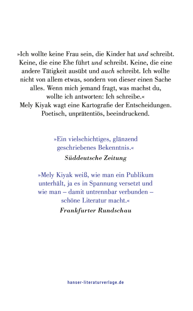 Weitere Ansicht: Frausein | Mely Kiyak