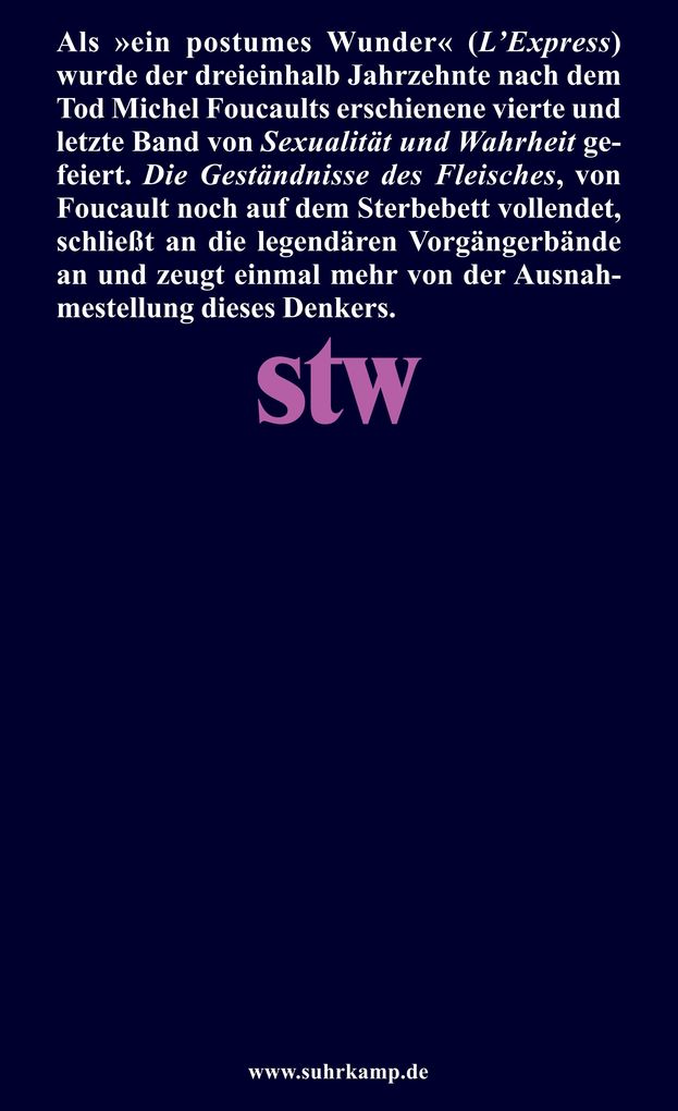 Weitere Ansicht: Sexualität und Wahrheit | Michel Foucault