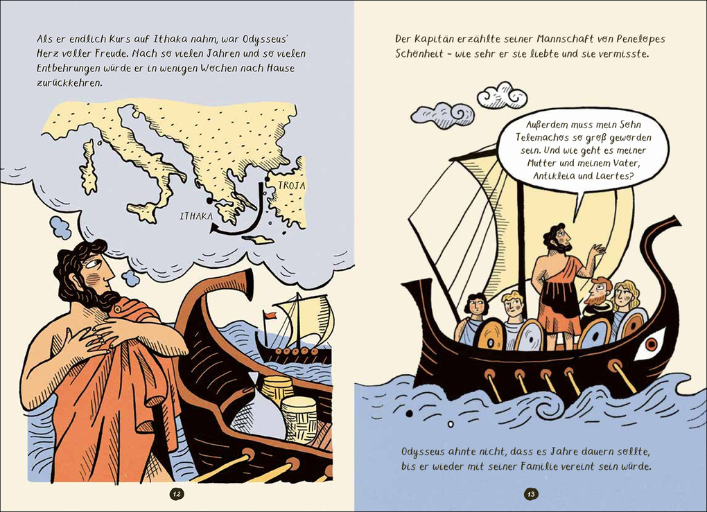 Weitere Ansicht: Die Odyssee. Graphic Novel | Nicolás Schuff