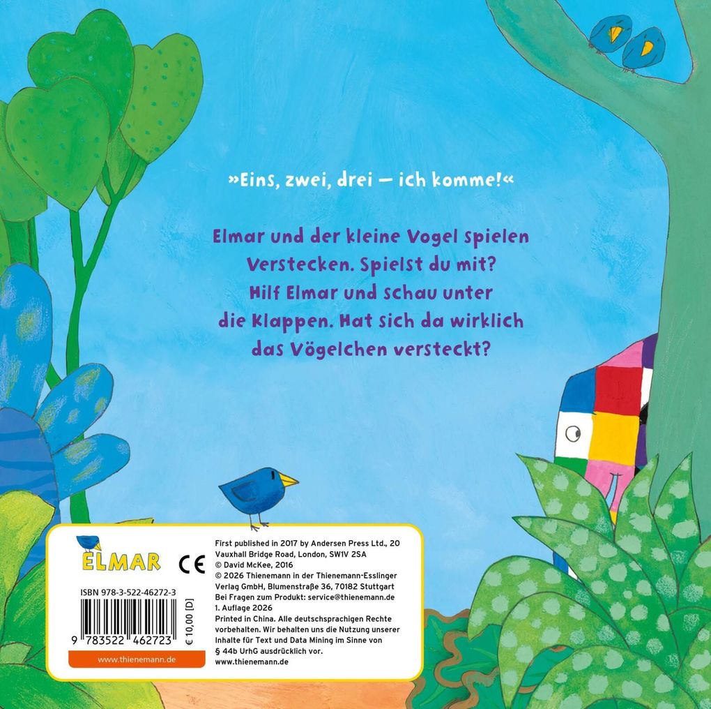 Weitere Ansicht: Elmar: Elmar spielt Verstecken | David McKee