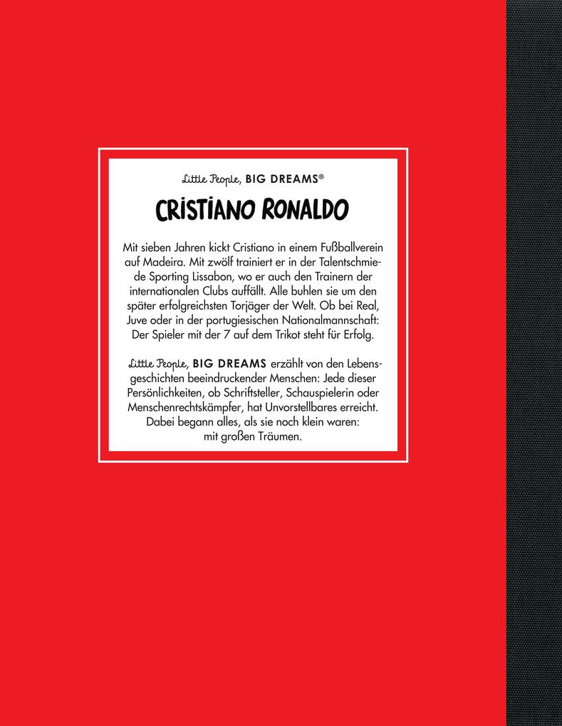 Weitere Ansicht: Cristiano Ronaldo - Little People, BIG DREAMS (Deutsche Ausgabe) | María Isabel Sánchez Vegara