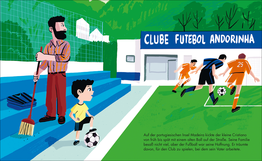 Weitere Ansicht: Cristiano Ronaldo - Little People, BIG DREAMS (Deutsche Ausgabe) | María Isabel Sánchez Vegara