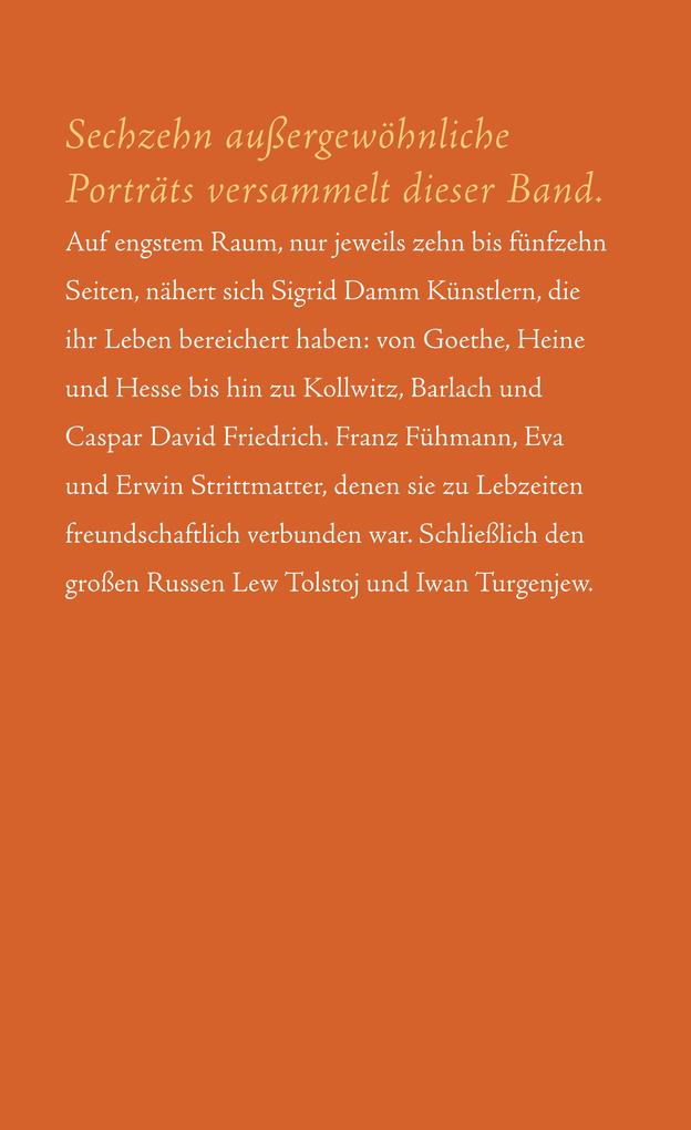 Weitere Ansicht: Künstler meines Lebens | Sigrid Damm