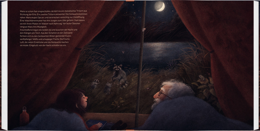 Weitere Ansicht: Nachts am Teich | Sophia Kimmig