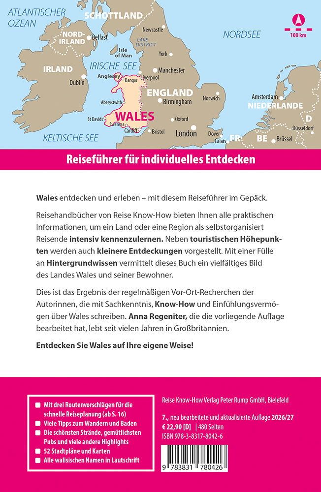 Weitere Ansicht: Reise Know-How Reiseführer Wales | Anna Regeniter, Britta Schulze-Thulin