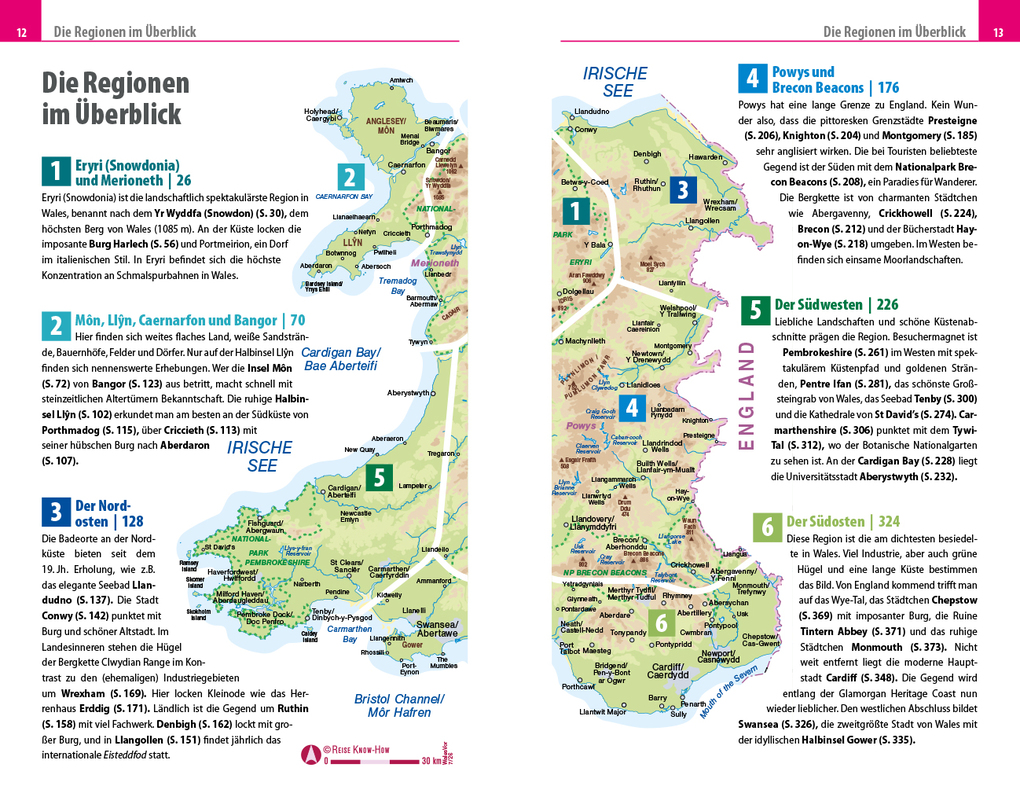 Weitere Ansicht: Reise Know-How Reiseführer Wales | Anna Regeniter, Britta Schulze-Thulin