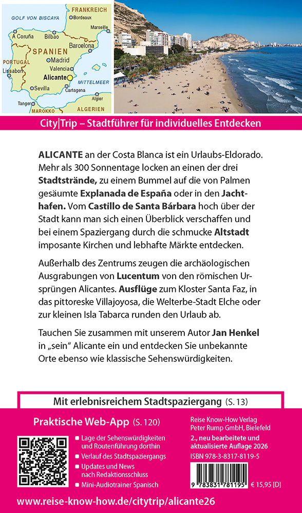 Weitere Ansicht: Reise Know-How CityTrip Alicante | Jan Henkel