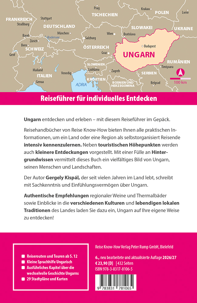 Weitere Ansicht: Reise Know-How Reiseführer Ungarn | Gergely Kispál, Mirko Kaupat